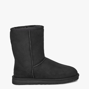 Ugg Classic Short Men Classic Boots Black (7815VBGLU)